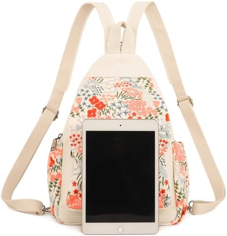 SILKAREA Embroidered Boho Small Sling Bag for Women Travel (Blue) SILKAREA Embroidered Boho Small Sling Bag for Women Ch