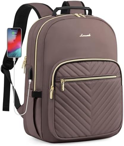 Laptop Backpack Purse for Women Work Travel Black OEKO-TEX STANDARD 100 Laptop Backpack Purse for Women College Black Qu