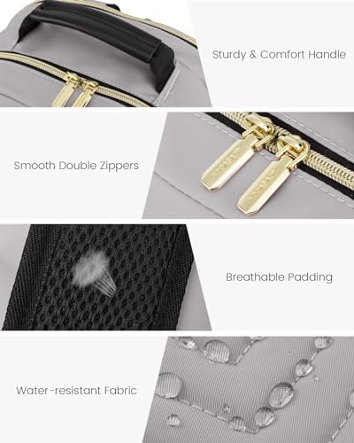 Laptop Backpack Purse for Women Work Travel Black OEKO-TEX STANDARD 100 Laptop Backpack Purse for Women College Black Qu