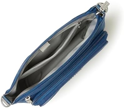 Baggallini Original RFID Protected Lightweight Nylon Zippered Travel Purse for Women ClimatePartner Certified