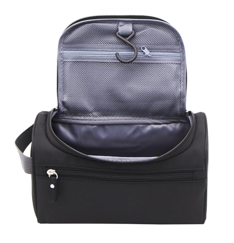 ONEGenug Trousse de Toilette de Voyage à Suspendre pour Hommes Travailleurs, Ideale pour Voyage et Week-end, Grande Capa