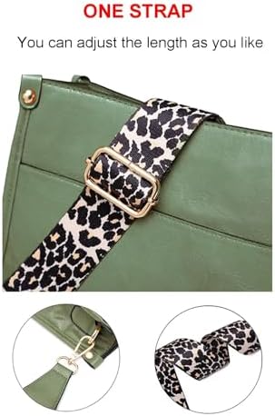 AUYOCO Vegan Leather Crossbody Bags for Women Handbag with Guitar Strap Zipped Pockets AUYOCO Vegan Leather Crossbody