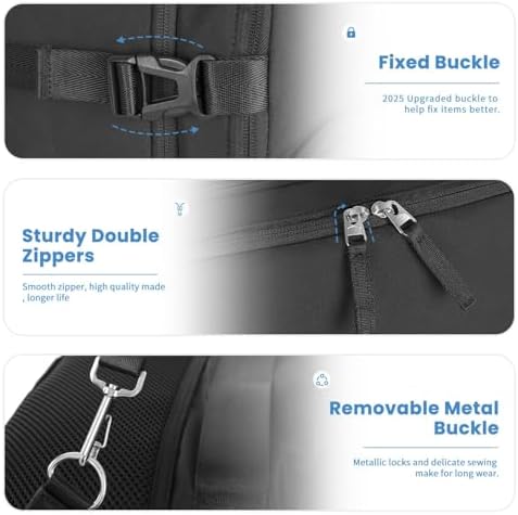 Women's Flight Approved Travel Backpack with USB Charging, Lightweight & Waterproof, Ideal for College, Work and Travel