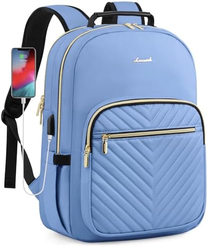 Laptop Backpack Purse for Women Work Travel Black OEKO-TEX STANDARD 100 Laptop Backpack Purse for Women College Black Qu