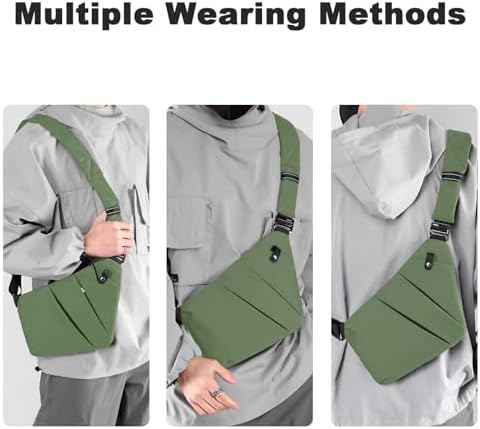 BIRDDIE Anti-Theft Travel Bag - Large Capacity Chest Sling Bag for Travel and Sports | BIRDDIE Anti-Theft Travel Bag -