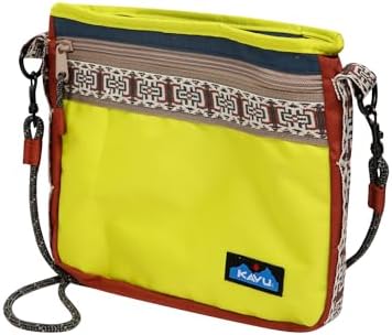 KAVU Keeper Semi Padded Sling Canvas Crossbody Bag + Comfortable Padded Shoulder Strap + Casual Styling + Durable Canvas