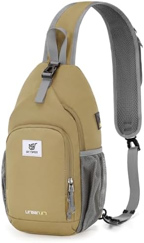 SKYSPER Anti-RFID Crossbody Sling Backpack for Women Men(Army Green) SKYSPER Travel Hiking Crossbody Bag for Women Men