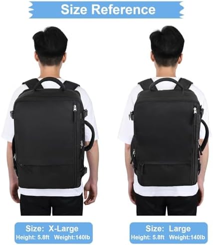 Hanples TSA Flight Approved Large Travel Backpack for Women and Men | Hanples Waterproof Anti-Theft Large Carry On Back
