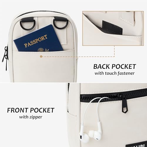 KALIDI Multi Position Crossbody Sling Bag for Women Men with Adjustable Strap