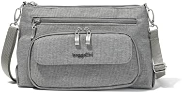 Baggallini Original RFID Protected Lightweight Nylon Zippered Travel Purse for Women ClimatePartner Certified