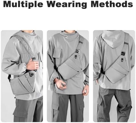 BIRDDIE Anti-Theft Travel Bag - Large Capacity Chest Sling Bag for Travel and Sports | BIRDDIE Anti-Theft Travel Bag -