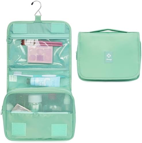 Narwey Beige Small Hanging Travel Toiletry Bag for Women Travel Bag Specifications: Makeup Bag Organizer, Cosmetics Bag - Image 65