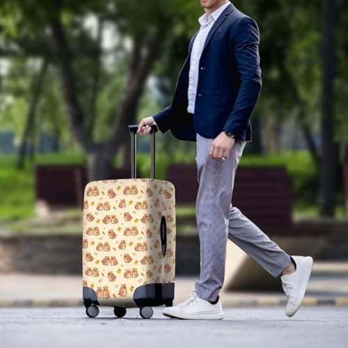 Protective Suitcase Covers for Travel Luggage | Carry on Luggage Cover for Capybara Suitcase | Travel Luggage Cover for