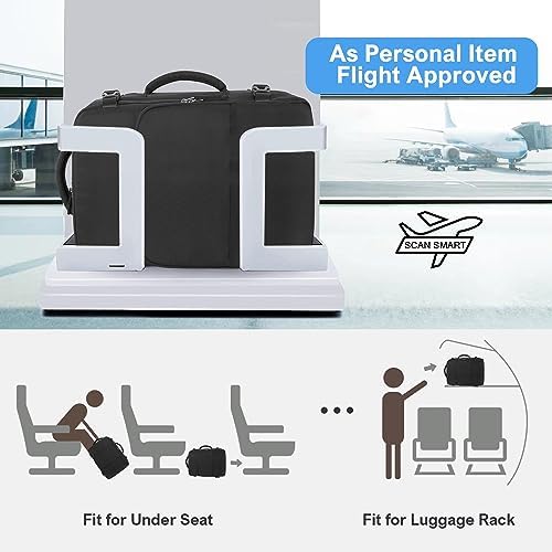 Women's Flight Approved Travel Backpack with USB Charging, Lightweight & Waterproof, Ideal for College, Work and Travel