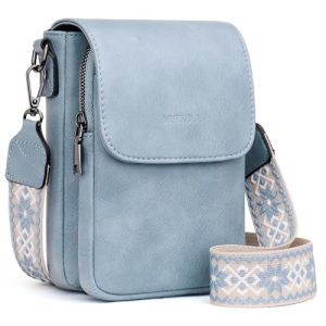 MUIIKOLA Petits sacs bandoulière pour femme - Sacs à bandoulière rigides en cuir PU - Sac à main en cuir PU réglable - T
