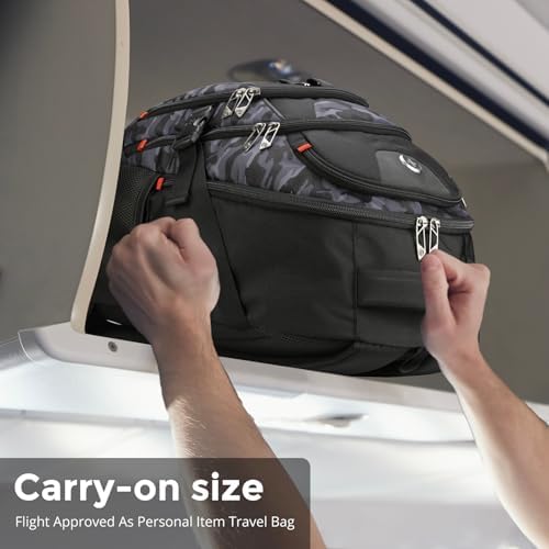 Swissdigital Design Laptop Backpack with USB Charging Port | Men's 15.6 Inches Fit 31L Travel Backpack | Blue/Black | SD