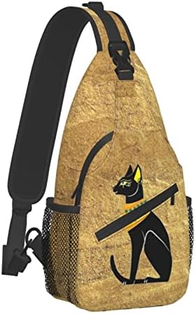 ASYG Egyptian Sling Bag Casual Backpack Crossbody Daypack Casual Use Men Women Multifunctional Style