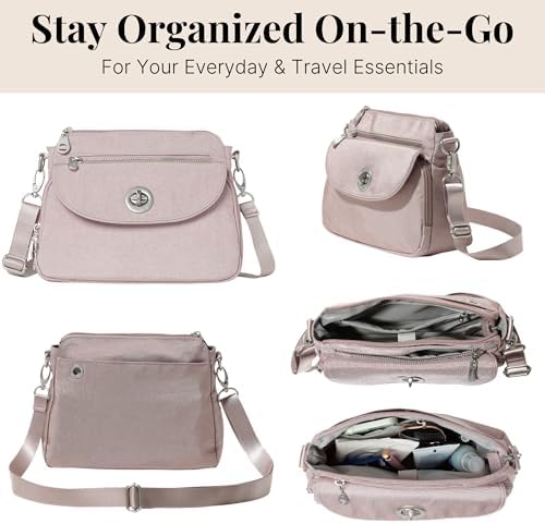 Baggallini Calais Crossbody Bags for Women Lightweight Water-Resistant Travel Purse | Baggallini Calais Crossbody Bags