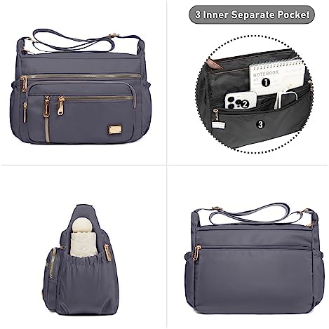 NPBAG Women's Trendy Crossbody Bag - Shoulder Purse with Multiple Pockets and Waterproof Design | NPBAG Crossbody Bag f