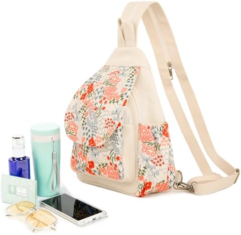 SILKAREA Embroidered Boho Small Sling Bag for Women Travel (Blue) SILKAREA Embroidered Boho Small Sling Bag for Women Ch