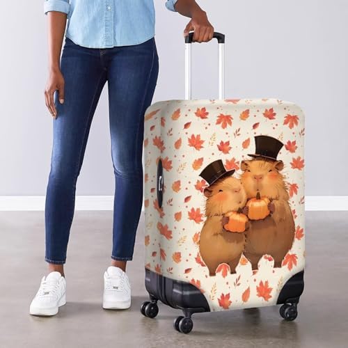 Protective Suitcase Covers for Travel Luggage | Carry on Luggage Cover for Capybara Suitcase | Travel Luggage Cover for