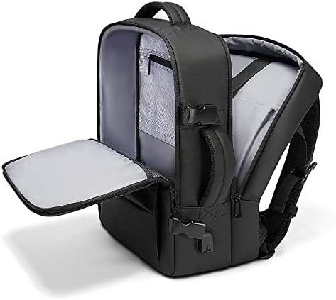 BANGE Expandable 35L Weekender Backpack for Men and Women | Waterproof 17.3inch Laptop Weekender Backpack for Men and W