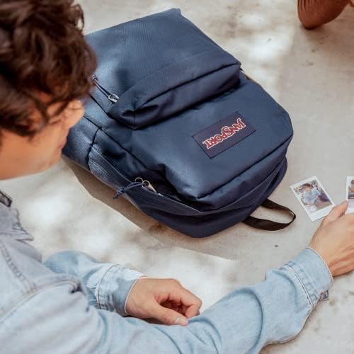 JanSport SuperBreak One Backpack Navy - Durable Lightweight Bag with Main Compartment - Premium Travel Backpack