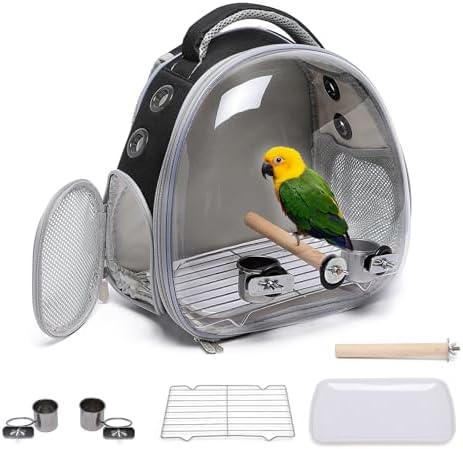 Portable travel pet backpack carrier (Accessories+Black)
Portable travel pet carrier for hamster bag guinea pig bird s