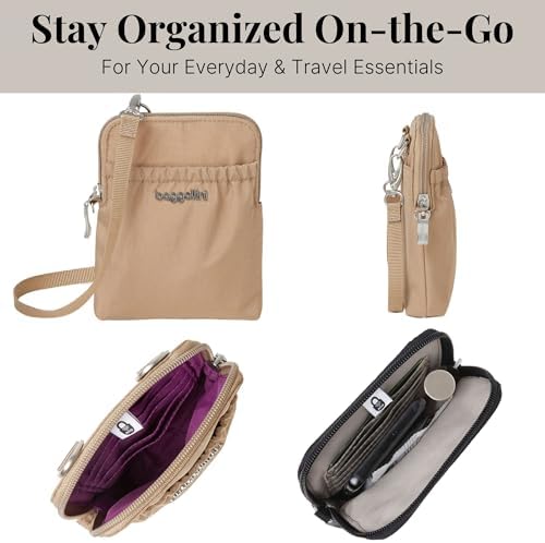 Baggallini Womens Bryant Pouch With RFID Handbags | Beach | One Size US