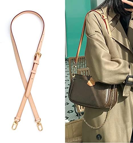 Jiesinlov Genuine Vachetta Leather Replacement Bags Multi Pochette Boulogne Pouchette Accessories for Women Evening Even