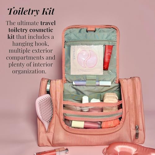 Baggallini High-Quality Toiletry Kit for Men and Women on Business Trips | Baggallini Travel Toiletry Kit Featuring Com