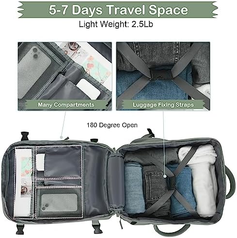 Hanples TSA Flight Approved Large Travel Backpack for Women and Men | Hanples Waterproof Anti-Theft Large Carry On Back