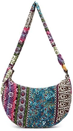 KARRESLY Women's Ethnic Style Sling Crossbody Bag with Adjustable Strap