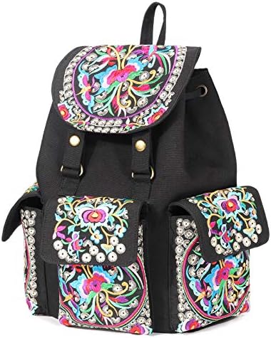 SILKAREA Embroidered Boho Small Sling Bag for Women Travel (Blue) SILKAREA Embroidered Boho Small Sling Bag for Women Ch