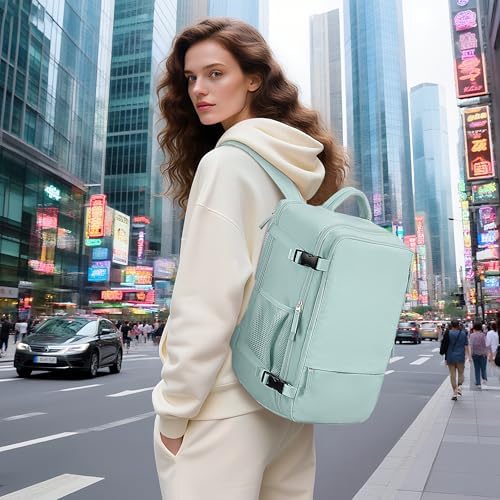 Hanples TSA Flight Approved Large Travel Backpack for Women and Men | Hanples Waterproof Anti-Theft Large Carry On Back