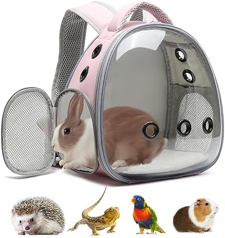 Portable travel pet backpack carrier (Accessories+Black)
Portable travel pet carrier for hamster bag guinea pig bird s - Image 11