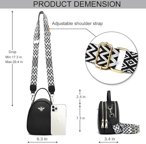 Lightweight Small Crossbody Bags for Women | Stylish Ladies Cell Phone Purse and Wallet | BAIKELI Shoulder Bag for Wome