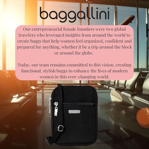 Baggallini Women's Essential Mini Crossbody Bag + Size & Color + Versatile & Stylish + Travel & Daily Use + Fashionable
