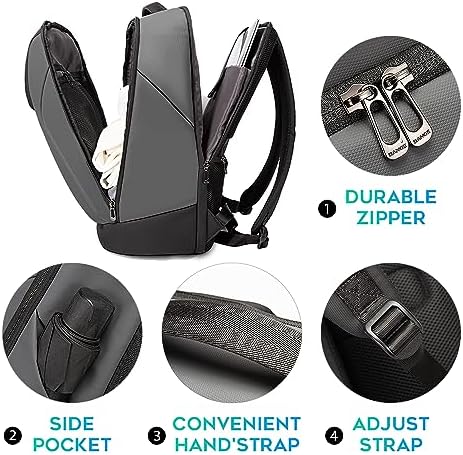 Smart BANGE Business Waterproof 15.6 Inch Laptop Backpack for Travel with USB Charging Port
| BANGE Business Smart Wate - Image 46
