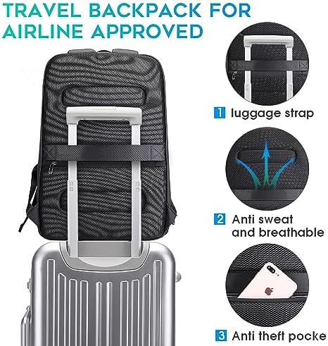 Smart BANGE Business Waterproof 15.6 Inch Laptop Backpack for Travel with USB Charging Port
| BANGE Business Smart Wate - Image 11