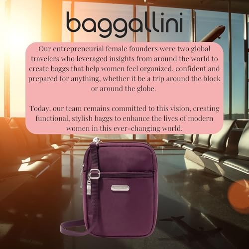 Baggallini Women's Essential Mini Crossbody Bag + Size & Color + Versatile & Stylish + Travel & Daily Use + Fashionable