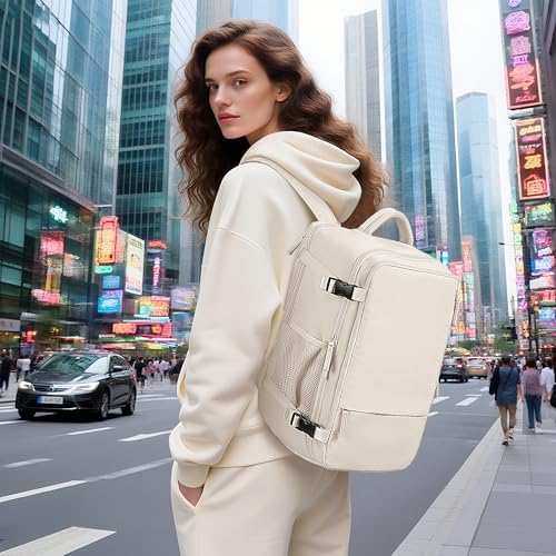 Hanples TSA Flight Approved Large Travel Backpack for Women and Men | Hanples Waterproof Anti-Theft Large Carry On Back