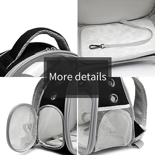 Portable travel pet backpack carrier (Accessories+Black)
Portable travel pet carrier for hamster bag guinea pig bird s - Image 5