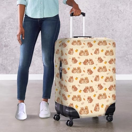 Protective Suitcase Covers for Travel Luggage | Carry on Luggage Cover for Capybara Suitcase | Travel Luggage Cover for