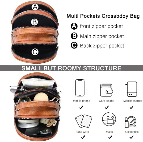 Lightweight Small Crossbody Bags for Women | Stylish Ladies Cell Phone Purse and Wallet | BAIKELI Shoulder Bag for Wome
