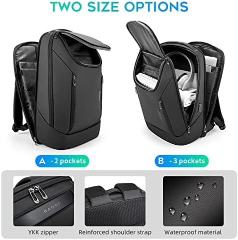 Smart BANGE Business Waterproof 15.6 Inch Laptop Backpack for Travel with USB Charging Port
| BANGE Business Smart Wate - Image 3