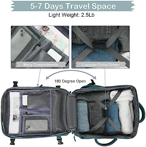 Hanples TSA Flight Approved Large Travel Backpack for Women and Men | Hanples Waterproof Anti-Theft Large Carry On Back