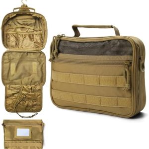 Tactical Toiletry Bag + Travel Kit + Hanging Shower Bag