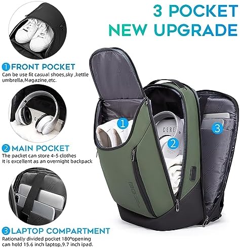 Smart BANGE Business Waterproof 15.6 Inch Laptop Backpack for Travel with USB Charging Port
| BANGE Business Smart Wate - Image 35