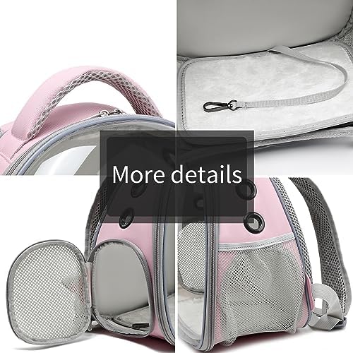 Portable travel pet backpack carrier (Accessories+Black)
Portable travel pet carrier for hamster bag guinea pig bird s - Image 16